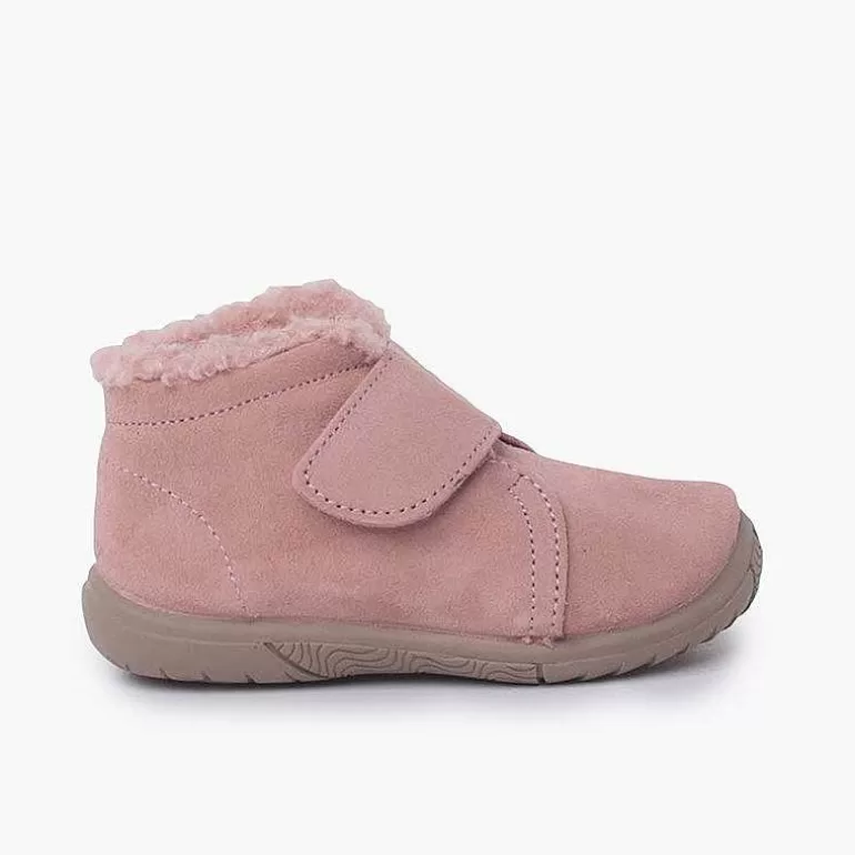 Best Pisamonas Bota Cuello Tipo Borreguito Y Tira Adherente
