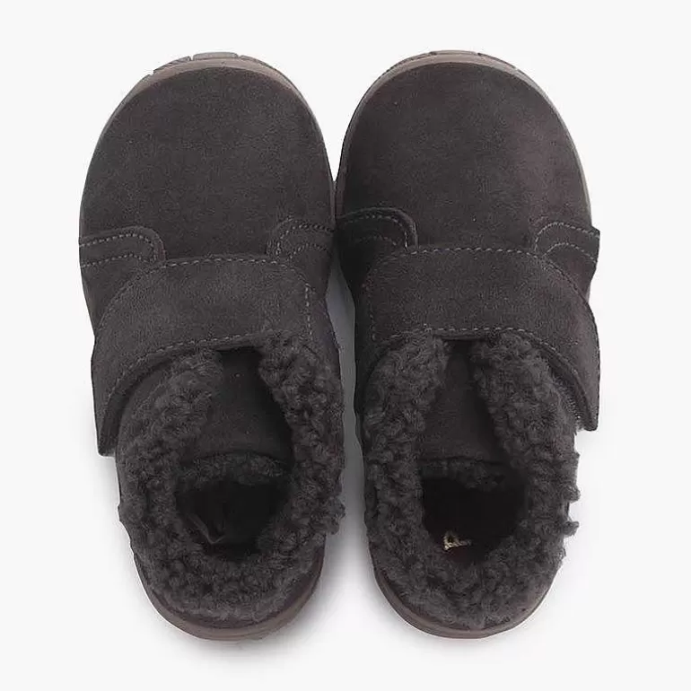 Best Pisamonas Bota Cuello Tipo Borreguito Y Tira Adherente