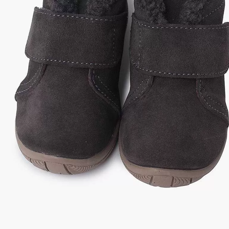 Best Pisamonas Bota Cuello Tipo Borreguito Y Tira Adherente