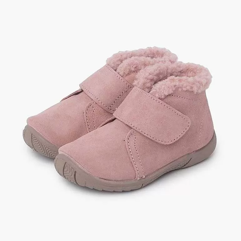 Best Pisamonas Bota Cuello Tipo Borreguito Y Tira Adherente