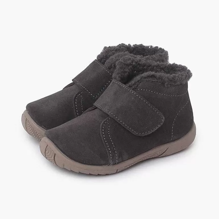 Best Pisamonas Bota Cuello Tipo Borreguito Y Tira Adherente