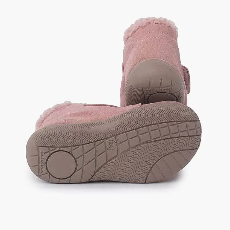 Best Pisamonas Bota Cuello Tipo Borreguito Y Tira Adherente