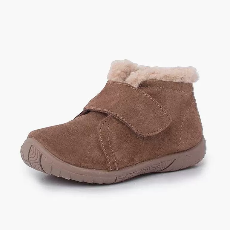Best Pisamonas Bota Cuello Tipo Borreguito Y Tira Adherente