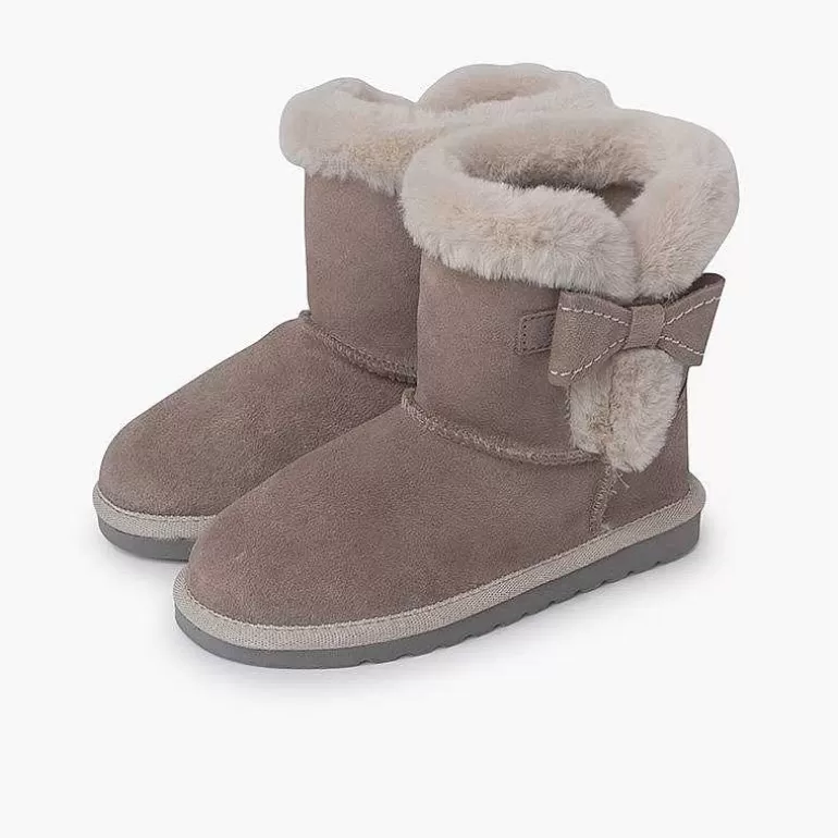 Store Pisamonas Bota Estilo Australiana Lazo Lateral Color Arena