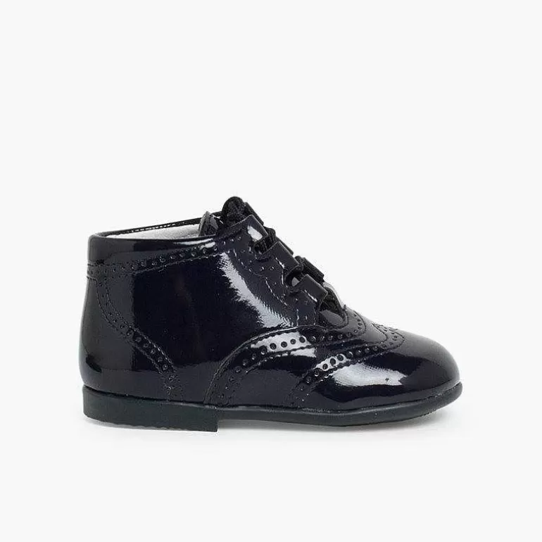 Clearance Pisamonas Bota Inglésa/ Zapato Inglés Tipo Charol