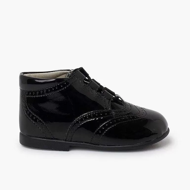 Clearance Pisamonas Bota Inglésa/ Zapato Inglés Tipo Charol