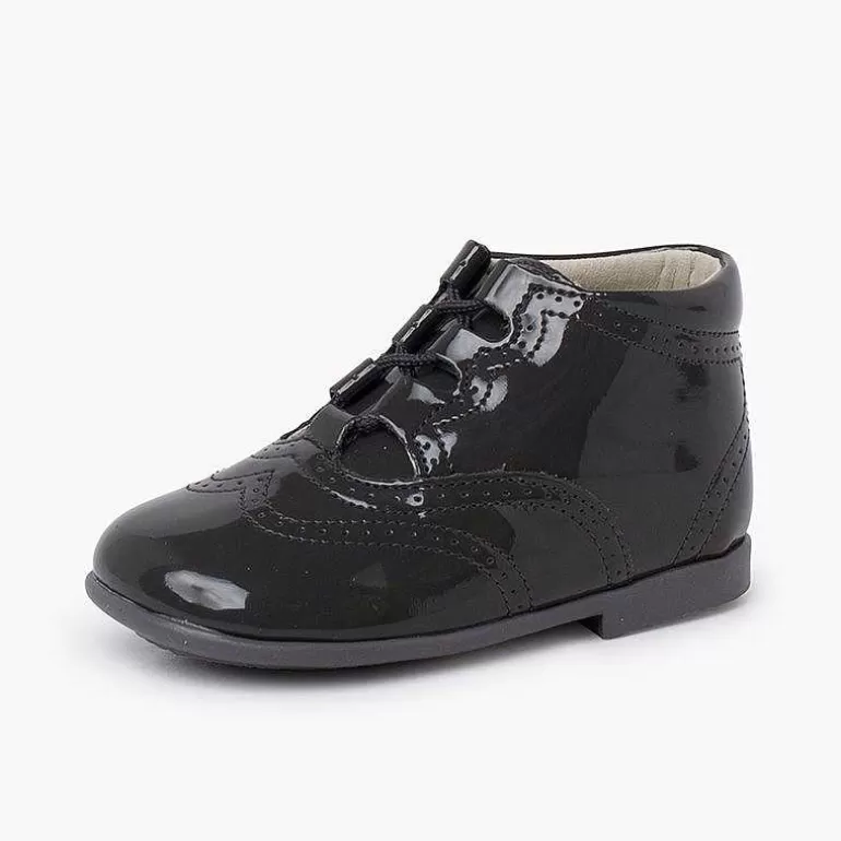 Clearance Pisamonas Bota Inglésa/ Zapato Inglés Tipo Charol