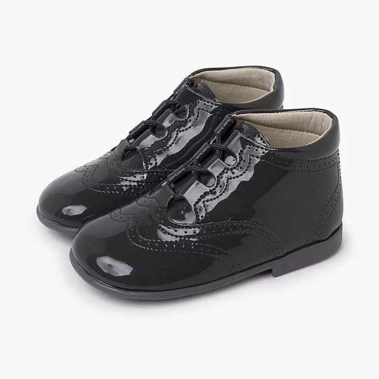 Clearance Pisamonas Bota Inglésa/ Zapato Inglés Tipo Charol