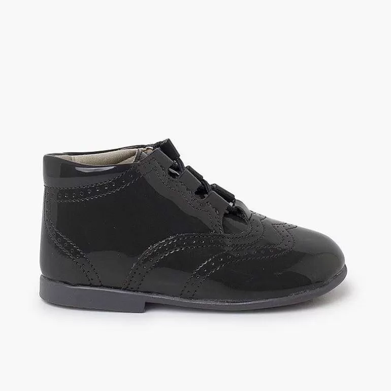 Clearance Pisamonas Bota Inglésa/ Zapato Inglés Tipo Charol