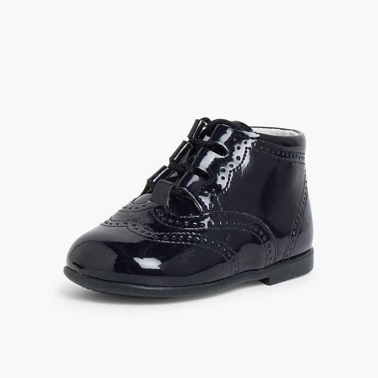 Clearance Pisamonas Bota Inglésa/ Zapato Inglés Tipo Charol