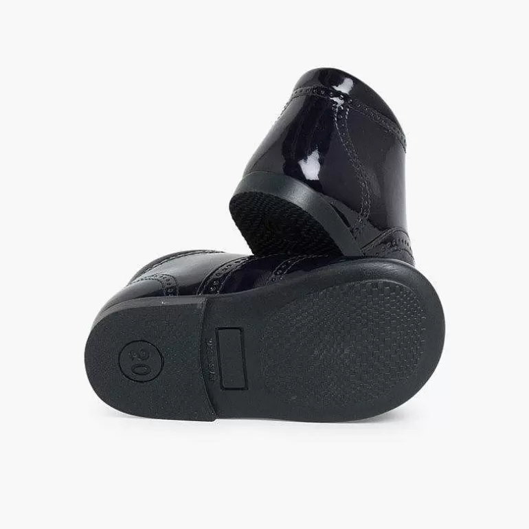 Clearance Pisamonas Bota Inglésa/ Zapato Inglés Tipo Charol