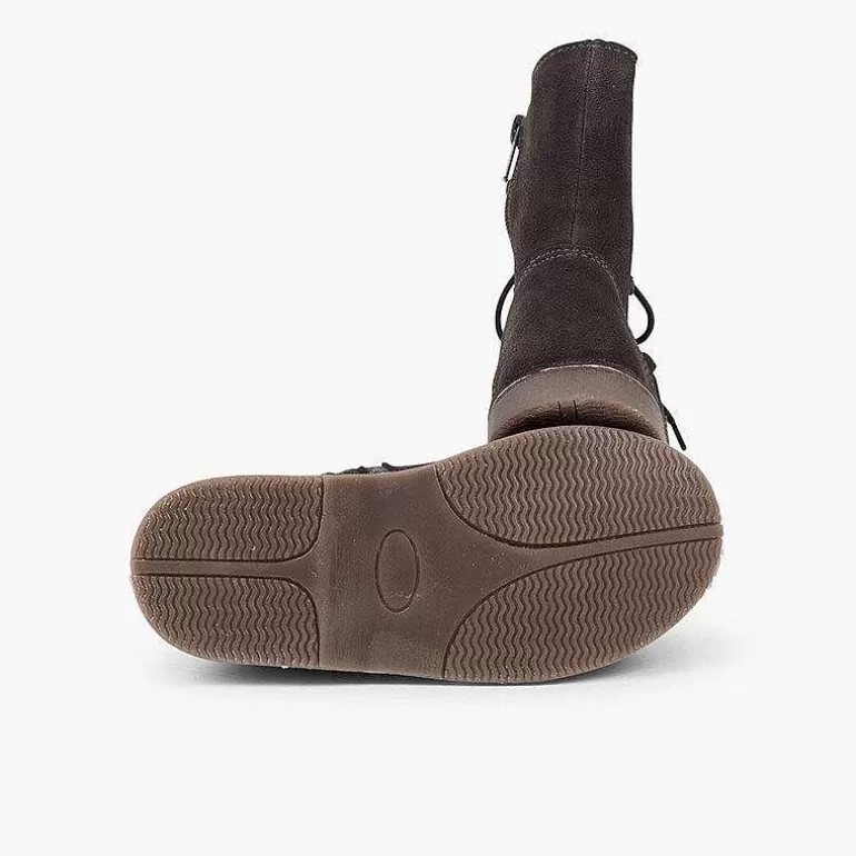 Best Sale Pisamonas Botas Borreguito Niña Cordones Cruzados Cremallera