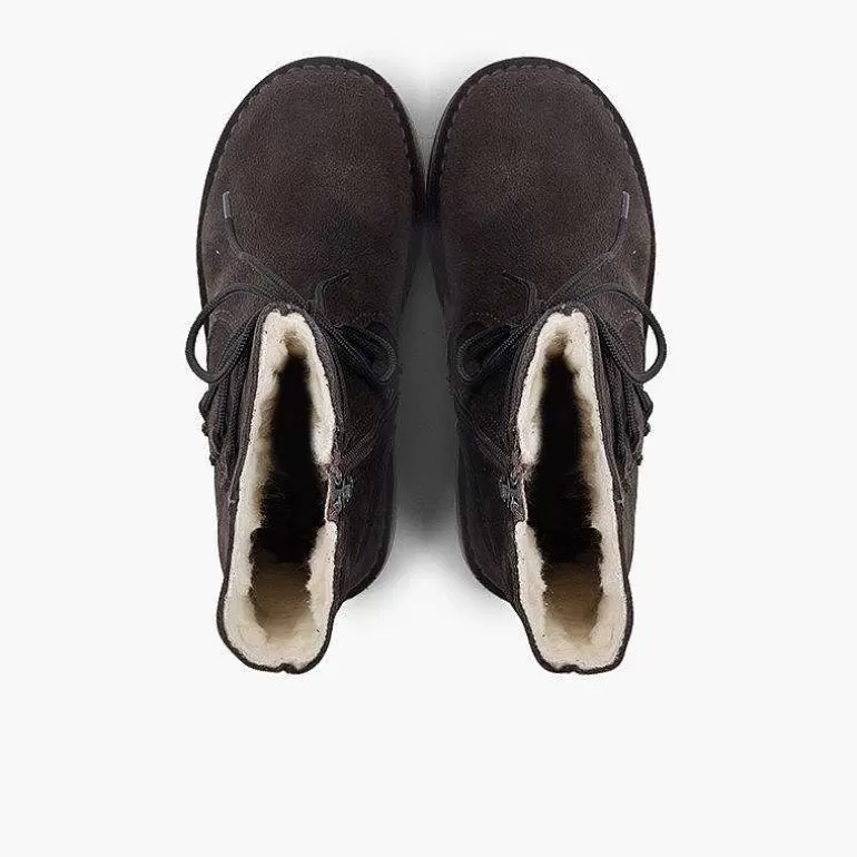 Best Sale Pisamonas Botas Borreguito Niña Cordones Cruzados Cremallera