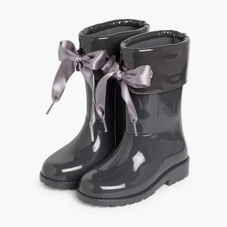 Sale Pisamonas Botas De Agua Niña Camperas Tipo Charol De Igor