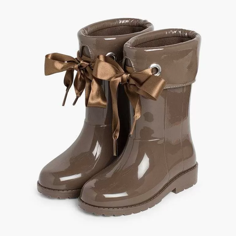 Sale Pisamonas Botas De Agua Niña Camperas Tipo Charol De Igor