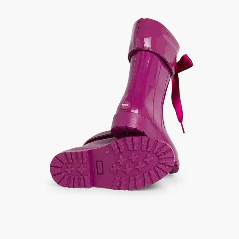 Sale Pisamonas Botas De Agua Niña Camperas Tipo Charol De Igor