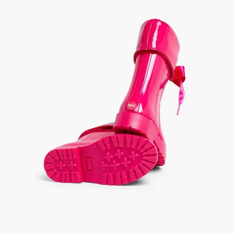 Sale Pisamonas Botas De Agua Niña Camperas Tipo Charol De Igor