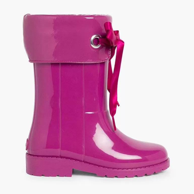 Sale Pisamonas Botas De Agua Niña Camperas Tipo Charol De Igor