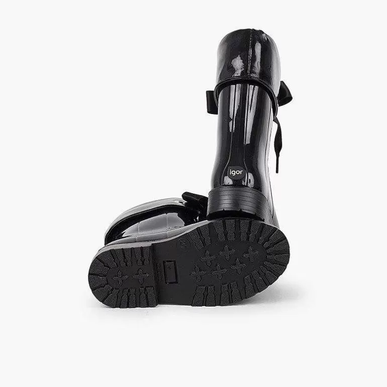 Sale Pisamonas Botas De Agua Niña Camperas Tipo Charol De Igor