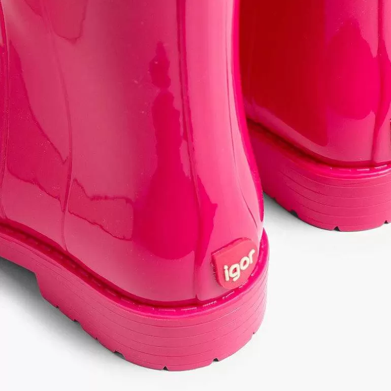Sale Pisamonas Botas De Agua Niña Camperas Tipo Charol De Igor