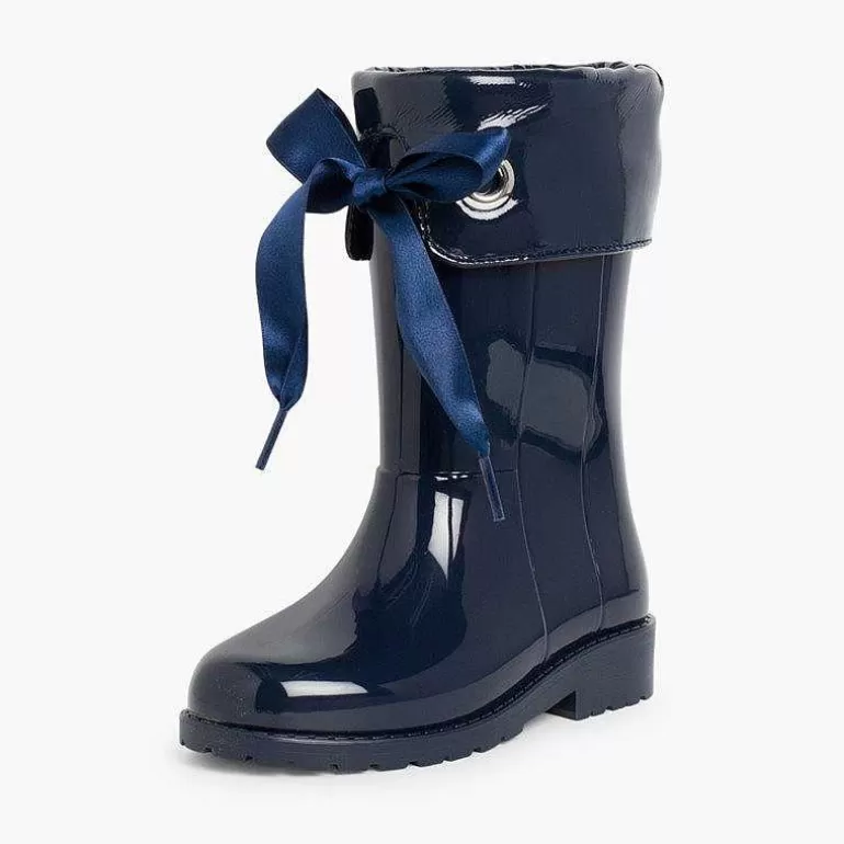 Sale Pisamonas Botas De Agua Niña Camperas Tipo Charol De Igor