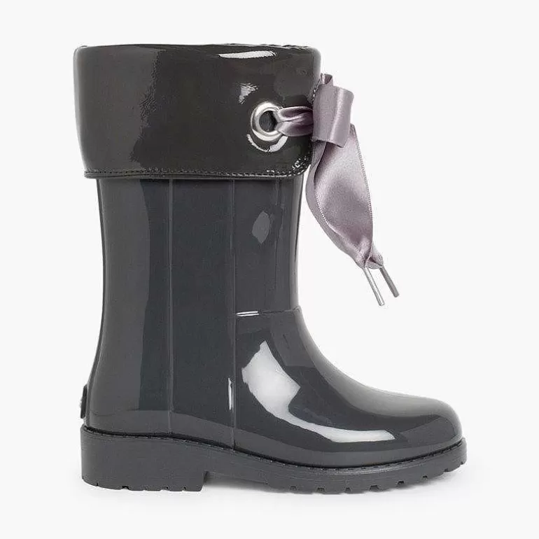 Sale Pisamonas Botas De Agua Niña Camperas Tipo Charol De Igor