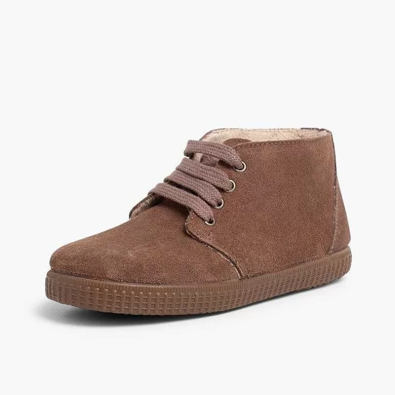 Outlet Pisamonas Botas De Pelo Interior Con Cordones