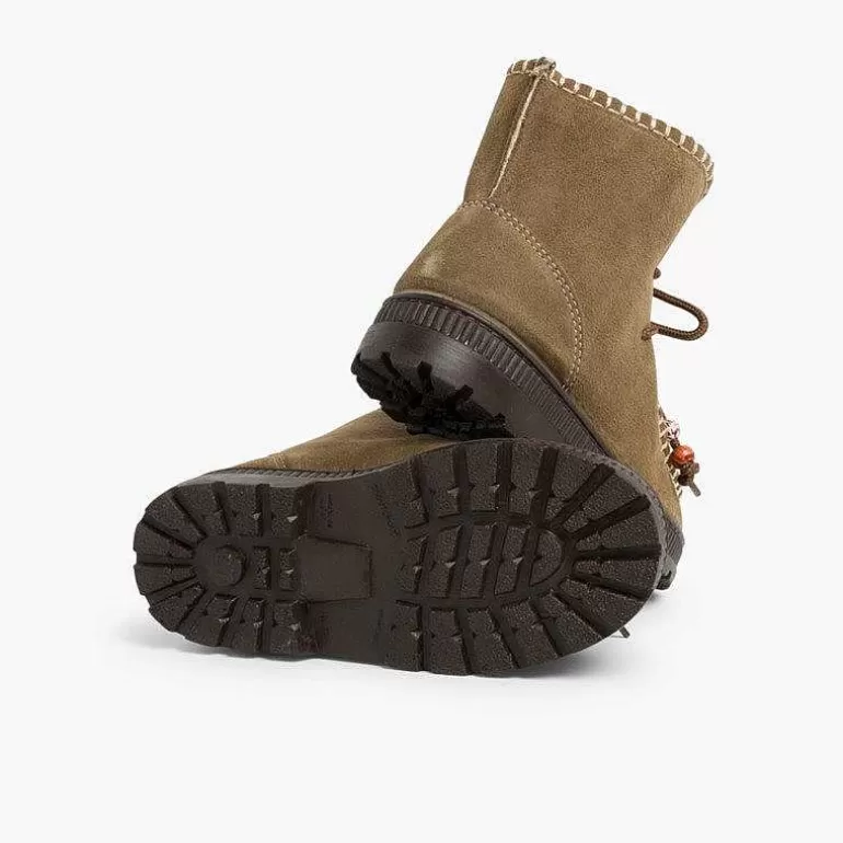 Online Pisamonas Botas De Serraje Con Adornos Y Forro Invierno