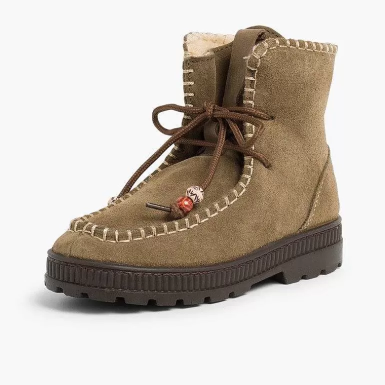Online Pisamonas Botas De Serraje Con Adornos Y Forro Invierno