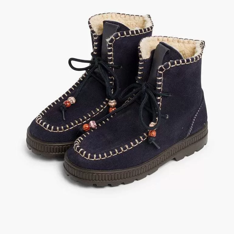 Online Pisamonas Botas De Serraje Con Adornos Y Forro Invierno