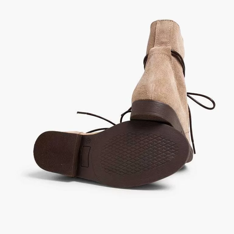 Cheap Pisamonas Botas Serraje Cordones Encerados