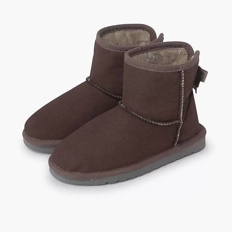 Best Pisamonas Botas Tipo Australianas Lazo Trasero Color Marron