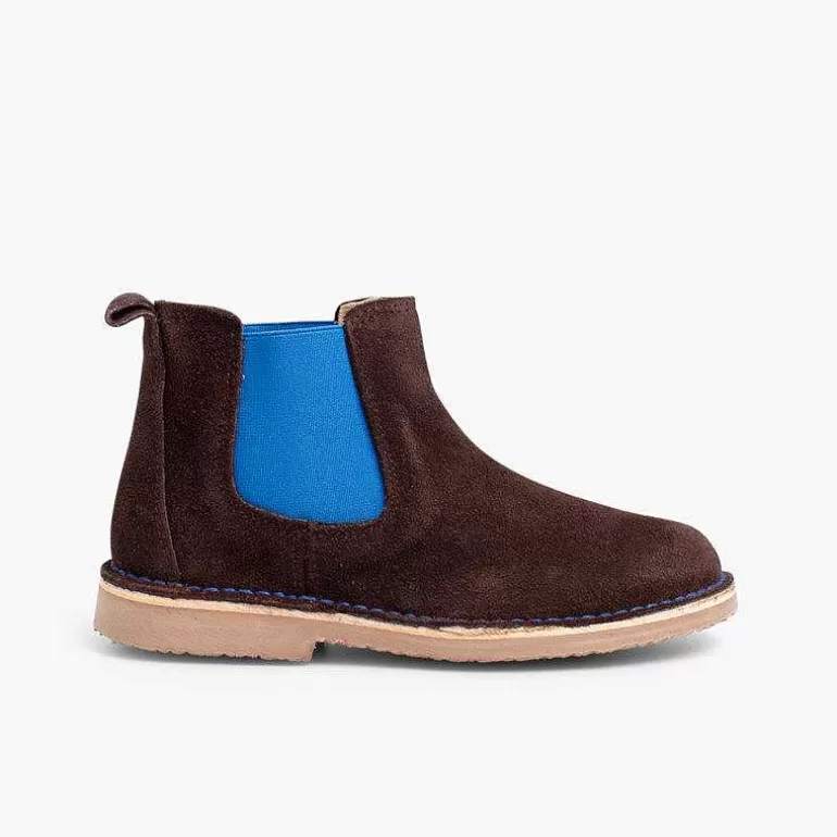Best Sale Pisamonas Botines De Serraje Chelsea Niños & Mujer Con Elastico De Colores