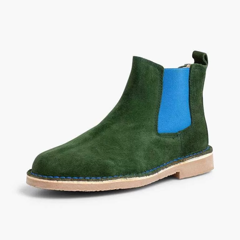 Best Sale Pisamonas Botines De Serraje Chelsea Niños & Mujer Con Elastico De Colores