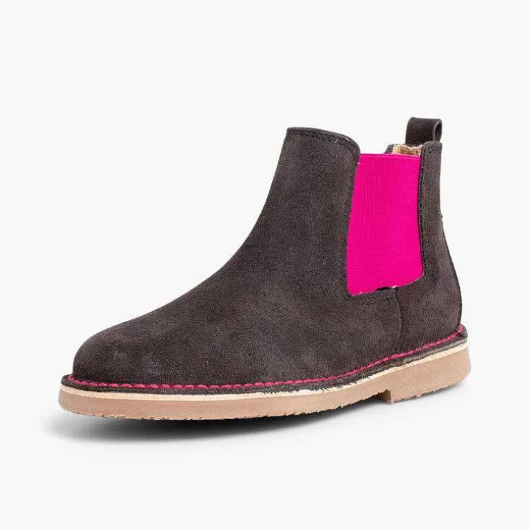 Best Sale Pisamonas Botines De Serraje Chelsea Niños & Mujer Con Elastico De Colores