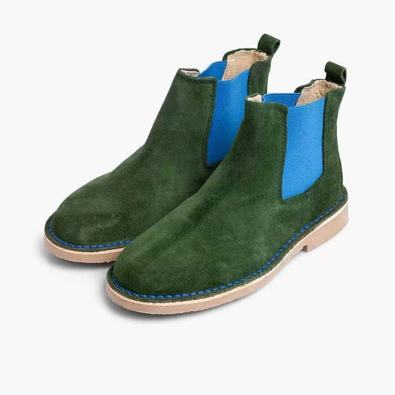 Best Sale Pisamonas Botines De Serraje Chelsea Niños & Mujer Con Elastico De Colores
