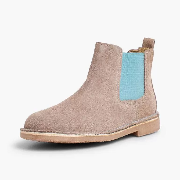 Best Sale Pisamonas Botines De Serraje Chelsea Niños & Mujer Con Elastico De Colores
