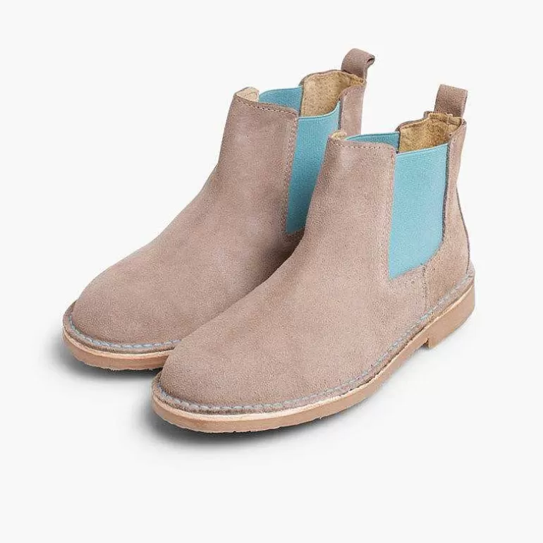 Best Sale Pisamonas Botines De Serraje Chelsea Niños & Mujer Con Elastico De Colores