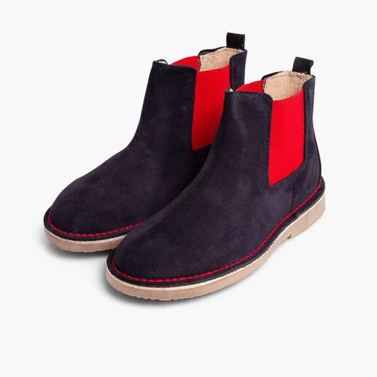 Best Sale Pisamonas Botines De Serraje Chelsea Niños & Mujer Con Elastico De Colores