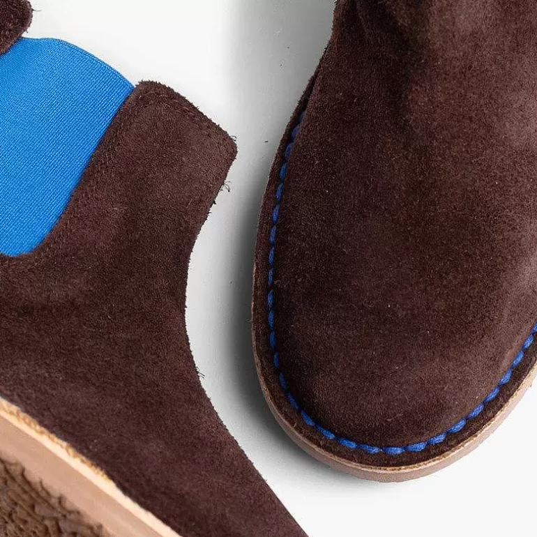Best Sale Pisamonas Botines De Serraje Chelsea Niños & Mujer Con Elastico De Colores