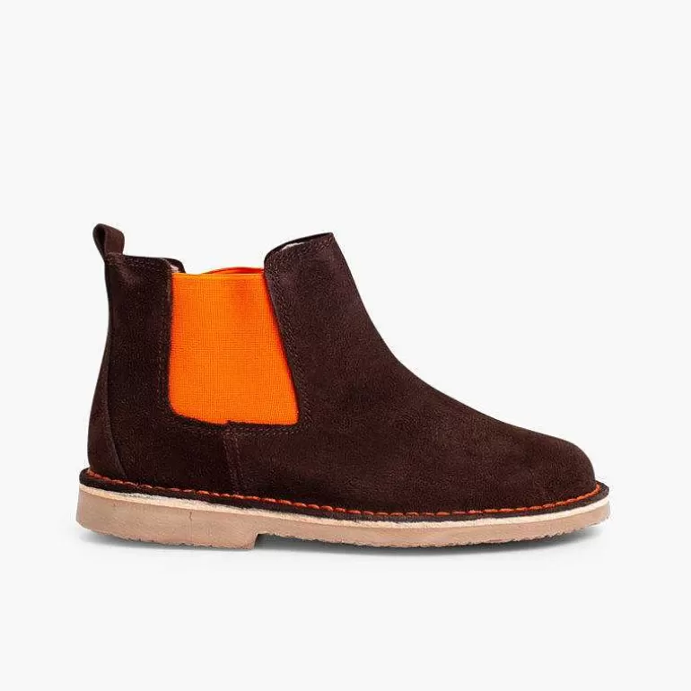 Best Sale Pisamonas Botines De Serraje Chelsea Niños & Mujer Con Elastico De Colores