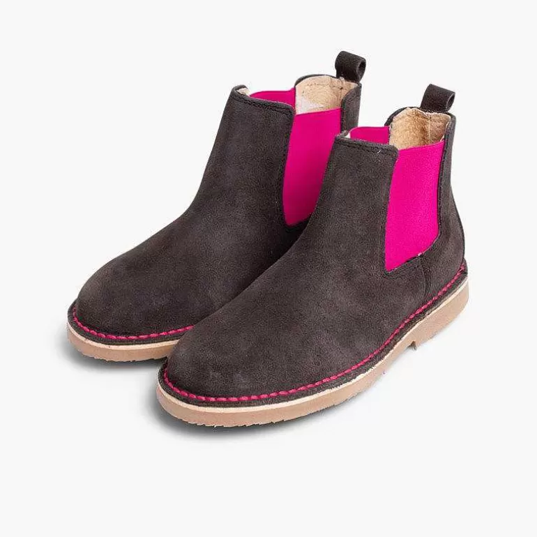 Best Sale Pisamonas Botines De Serraje Chelsea Niños & Mujer Con Elastico De Colores