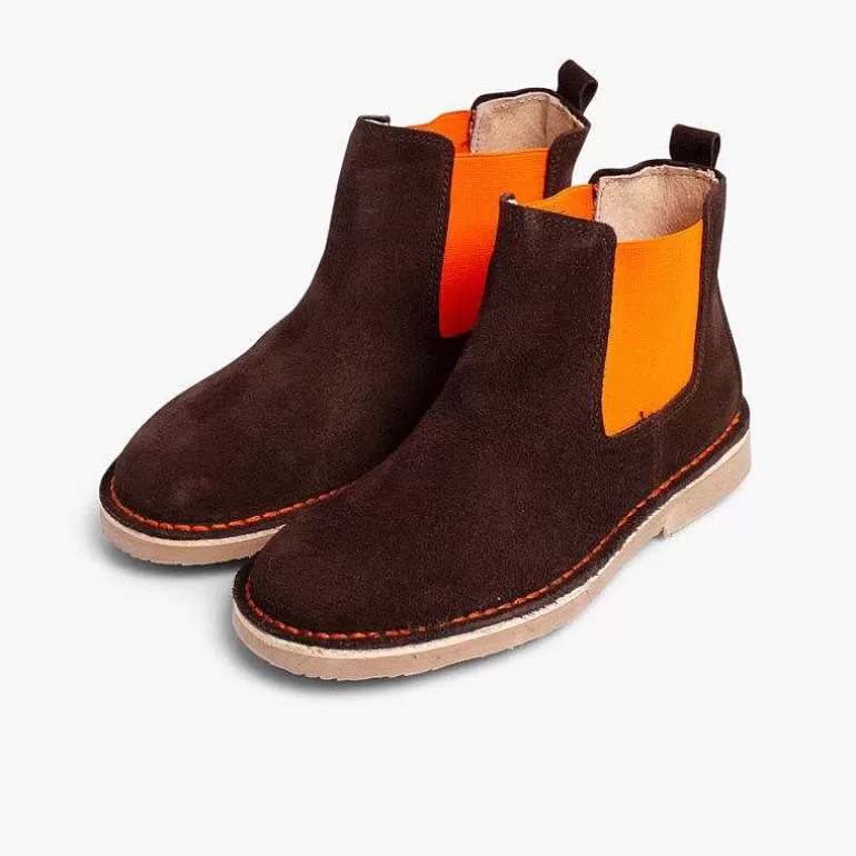 Best Sale Pisamonas Botines De Serraje Chelsea Niños & Mujer Con Elastico De Colores