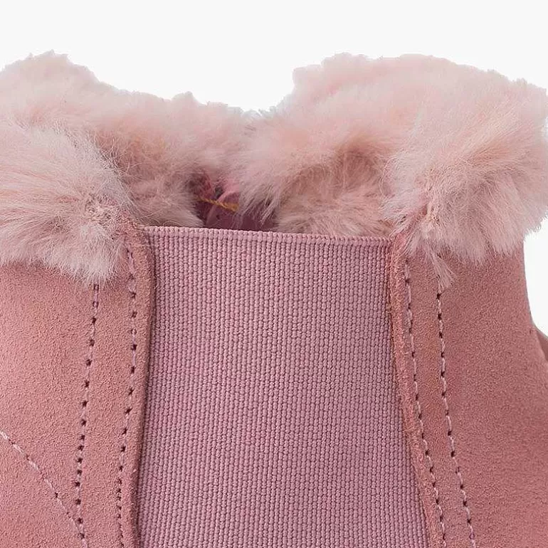 Flash Sale Pisamonas Botines Tipo Chelsea Niña Con Cuello Pelito