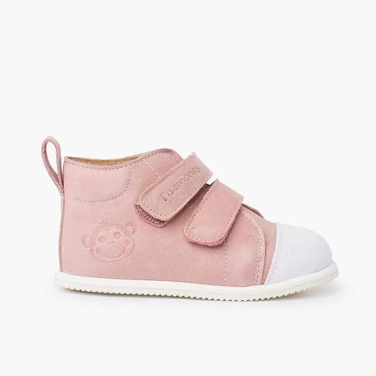 Best Pisamonas Botita Piel Sport Puntera Blanca