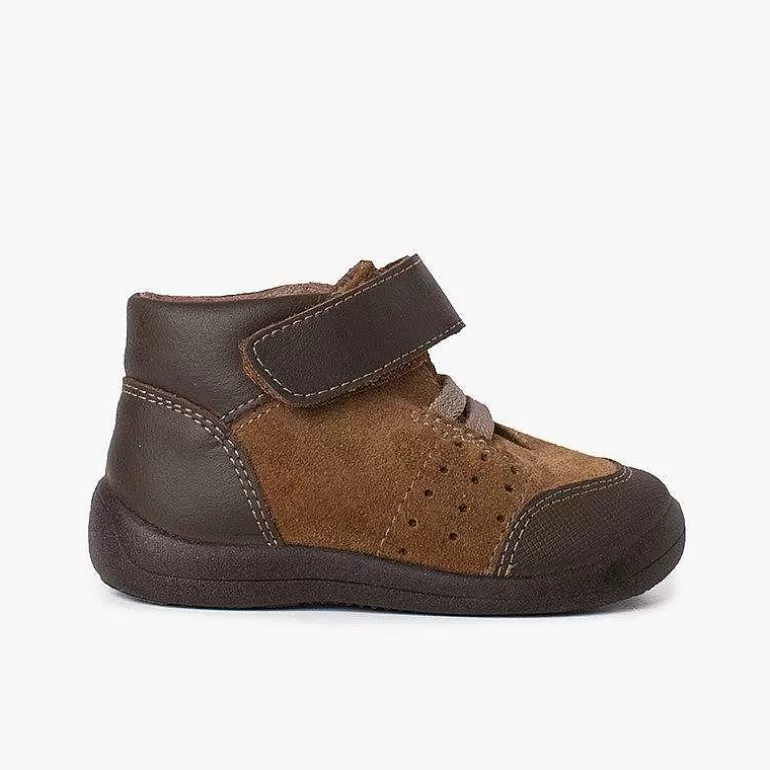 Fashion Pisamonas Botita Puntera Y Talon Reforzados Piel Y Tira Adherente