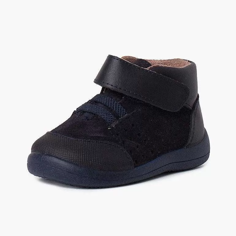 Fashion Pisamonas Botita Puntera Y Talon Reforzados Piel Y Tira Adherente