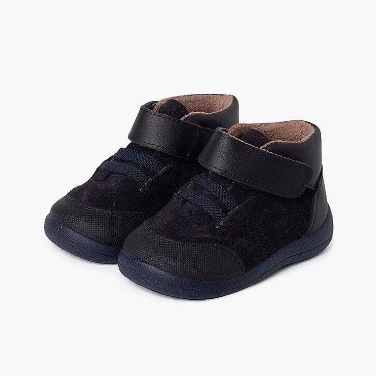 Fashion Pisamonas Botita Puntera Y Talon Reforzados Piel Y Tira Adherente