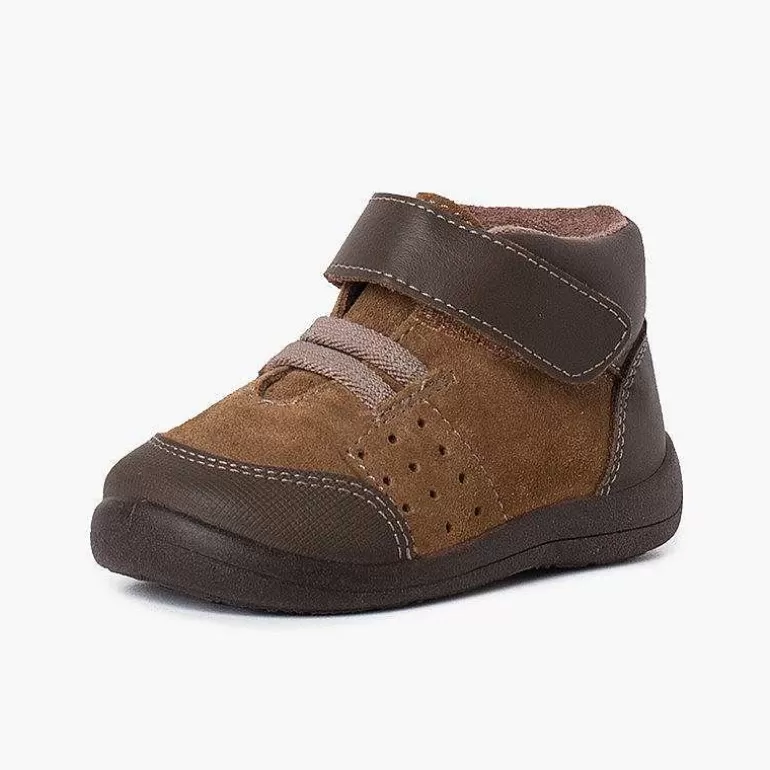 Fashion Pisamonas Botita Puntera Y Talon Reforzados Piel Y Tira Adherente