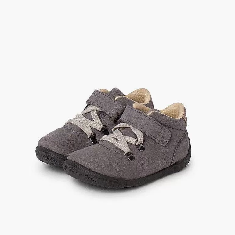 Online Pisamonas Botita Reforzada Cordones Elasticos Y Tira Adherente
